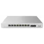 Cisco - Meraki Cloud Managed MS120-8 - kytkin - hallittava - 8 x 10/100/1000 (PoE+) + 2 x Gigabit SFP seinäasennettava Desktop PoE+ (124 W)