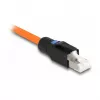 DeLOCK RJ45-liitin kenttäasennukseen Cat.6A musta suora liitin