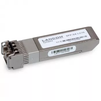 LANCOM SFP-SX-LC10 - SFP+ -lähetin-vastaanotinmoduuli - 10 GigE - 10GBase-SX - LC monimuoto - jopa 300 m - 850 nm (10 kpl:n pakkaus)