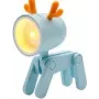 LED-pöytävalaisin RealPower 486311 sininen 1 lamppu paristokäyttöinen