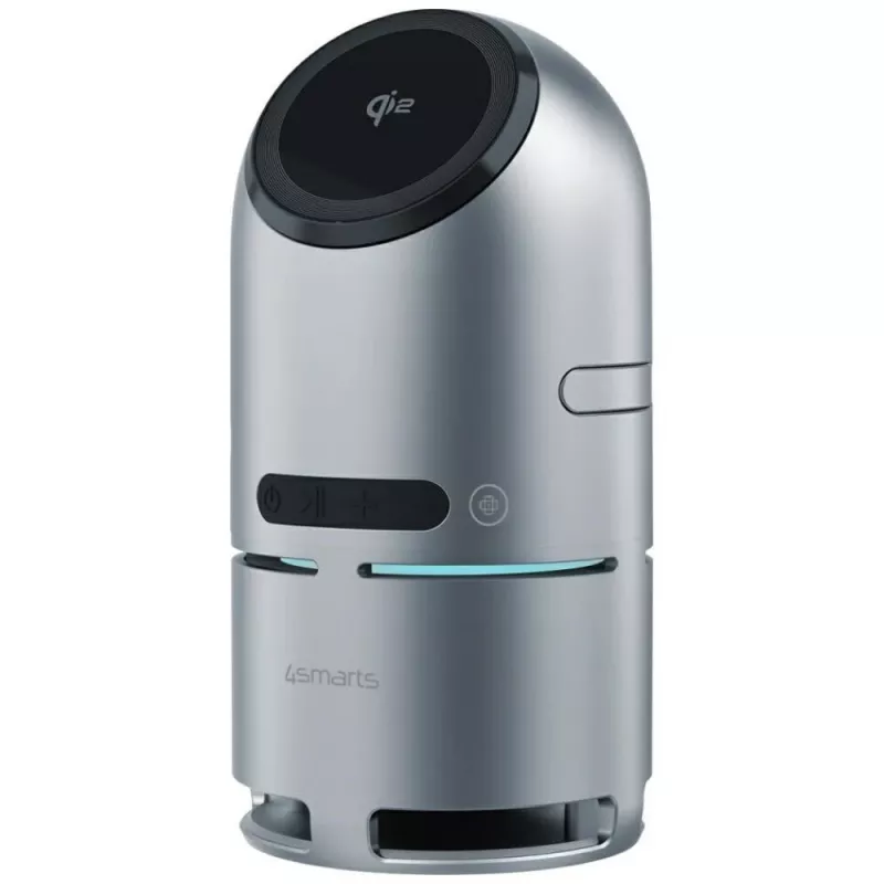Telakkalatausasema ChargeBot Sound Qi2 harmaa