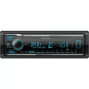 Kenwood KMM-BT508DAB, musta, 1 DIN, 200 W, 50 W, 24 h, AAC, FLAC, MP3, WAV, WMA