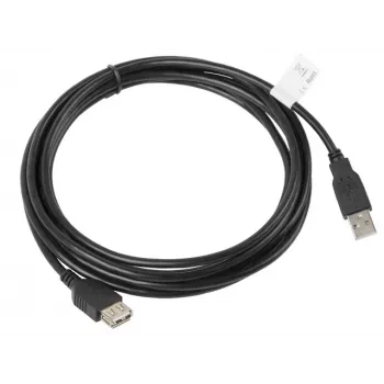 USB-kaapeli Lanberg CA-USBE-10CC-0030-BK 3 m USB 2.0 musta