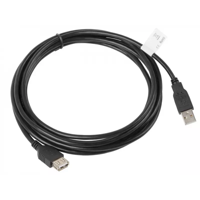 USB-kaapeli Lanberg CA-USBE-10CC-0030-BK 3 m USB 2.0 musta