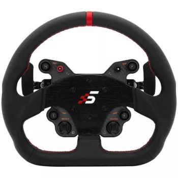 Simracing-ratti Simagic GT1-SD nahka, irrotettava ratti sim-rigeille, nahkakahva, yhteensopiva pulttijako