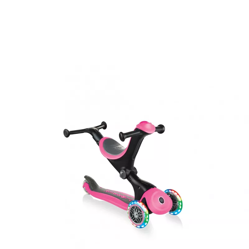 Globber | potkulauta | pinkki | Scooter Go Up Deluxe Lights
