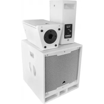 Aktiivinen PA-kaiutin Omnitronic MAXX-1206DSP valkoinen 120W RMS