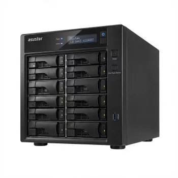 Asustor Lockerstor 8 Gen3 AS6808T 8-paikkainen NAS, AMD Ryzen V3C14, 16 GB DDR5 ECC, 2x 10GbE + 2x 5GbE
