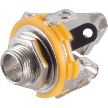 Stereoliitäntä ShiverPeaks 50250 6,3 mm avoin kuulokeliitäntä, metallikotelo