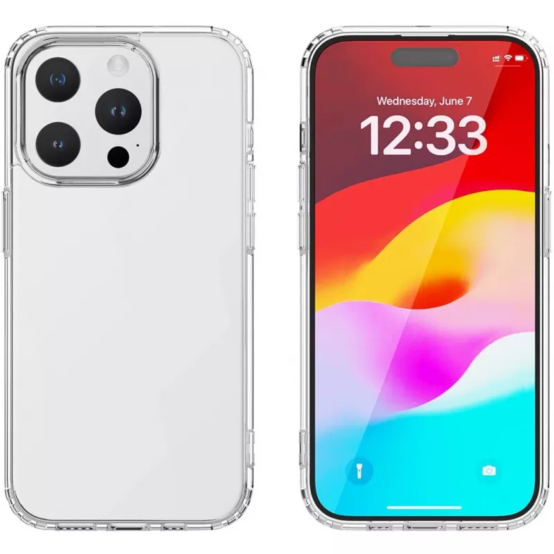 4smarts 540604 -suojakotelo - Apple - iPhone 15 Pro - 15,5 cm (6.1) - läpinäkyvä