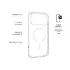 FIXED MagPure TPU/PC-takakansi Apple iPhone 17 Pro Max -puhelimelle, läpinäkyvä