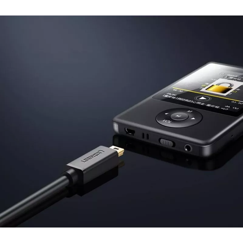 USB-datakaapeli UGREEN Thunderbolt - miniUSB 2 m musta