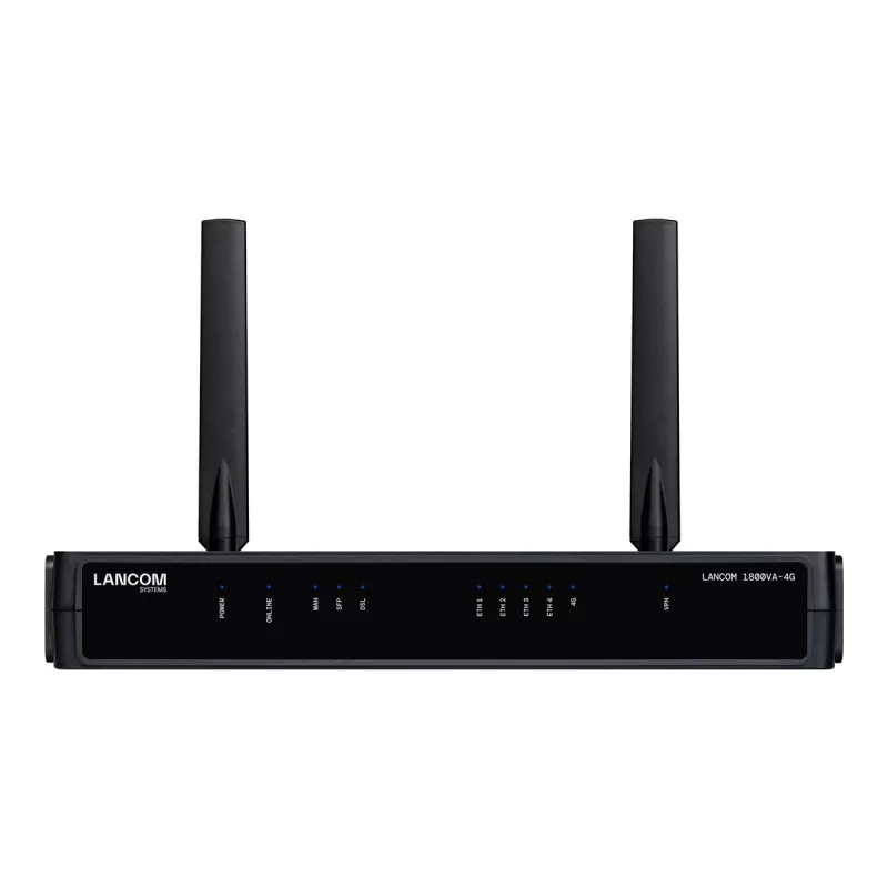 Lancom 1800VA-4G - reititin - DSL-modeemi 4-porttinen kytkin