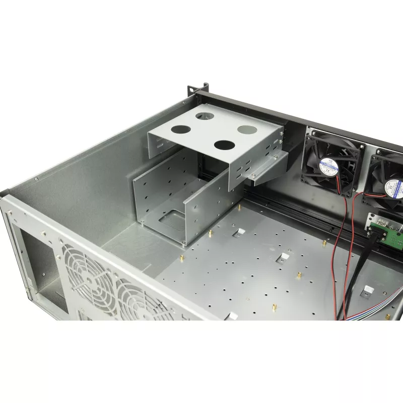 Rack-palvelin Inter-Tech 4U-K-439L musta