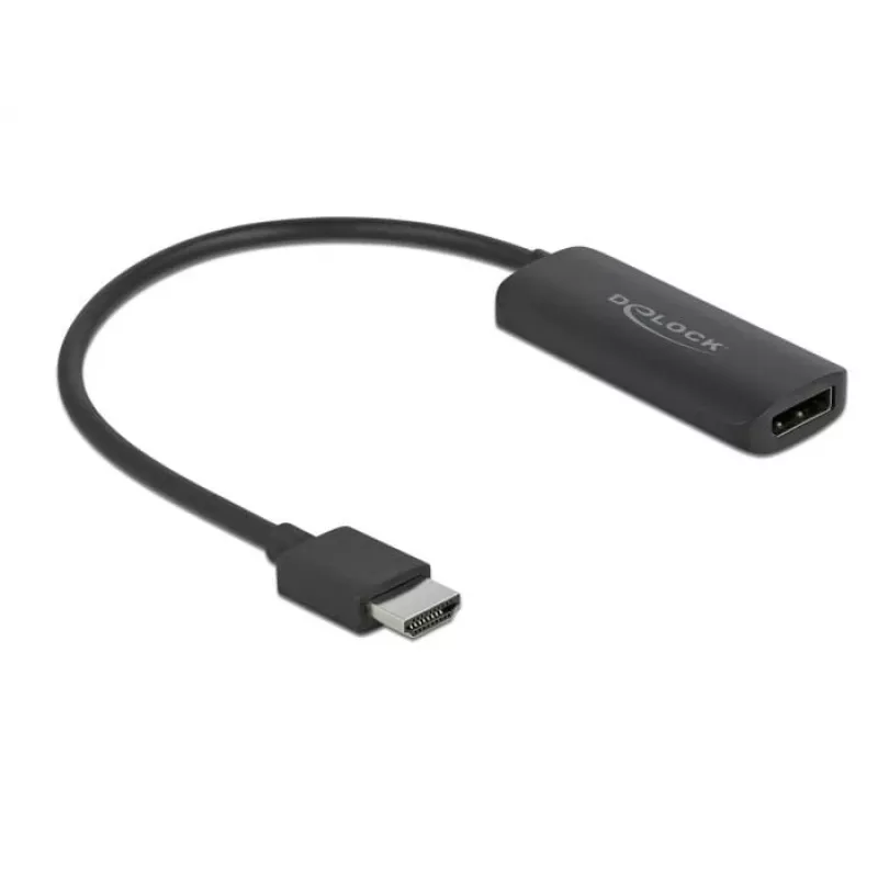 Adapteri HDMI-A uros DisplayPort naaras 4K 60 Hz DeLOCK 63206