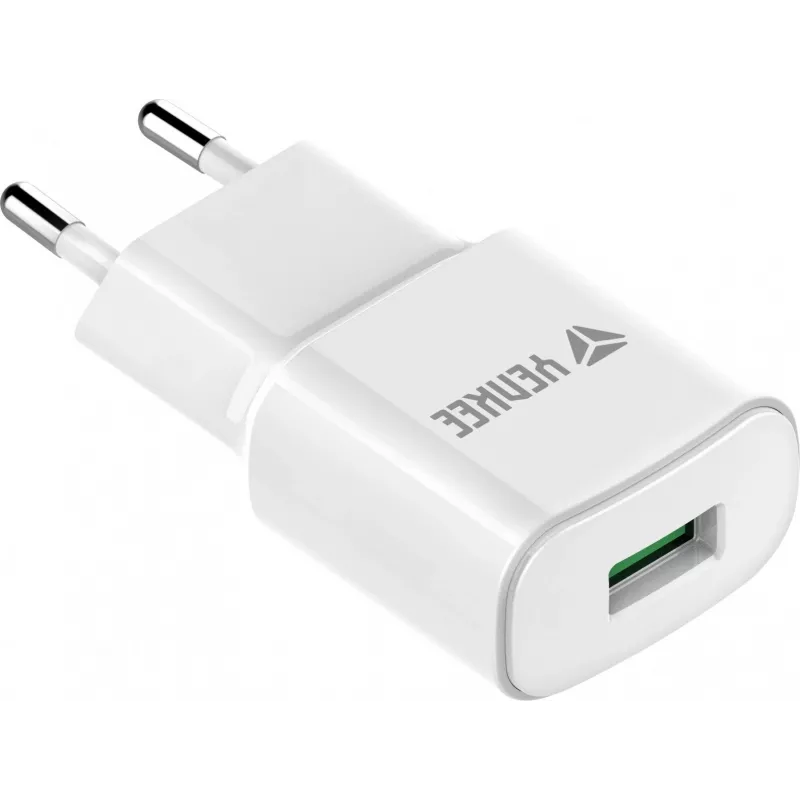 USB-verkkolaturi YENKEE YAC 2023WH 18W 3A Quick Charge 3.0