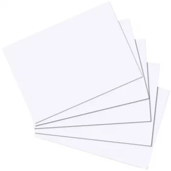 Herlitz 10621423 korttikortti valkoinen 100 kpl (10621423)