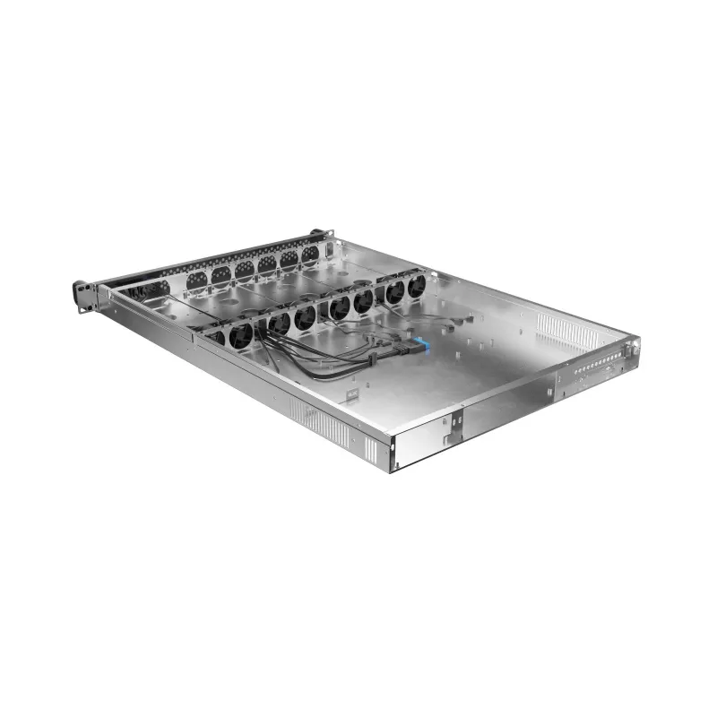 Rack-kotelo Lanberg SC01-6501-12B 1U musta 8 tuuletinta HDD SSD
