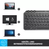 Logitech MX Keys Mini - näppäimistö - taustavalaistu - Bluetooth - QWERTZ - sveitsiläinen layout - graphite (920-010485)