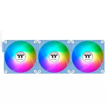 Thermaltake CT140 EX Reverse ARGB 140mm kotelotuuletin 3 kpl:n pakkaus hortensiansininen