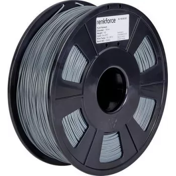 Renkforce RF-4511192 3D-tulostusmateriaali polymaitohappo (PLA) harmaa 1 kg (RF-4511192)