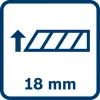 Bosch Professional 1600A01TH6 katkaisuteräveitsi, 18 mm, sininen