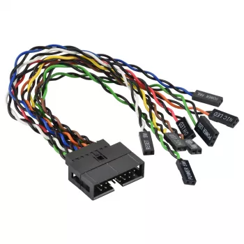 Supermicro CBL-0084L 16-pin etupaneelin jakokaapeli, 15 cm