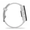 Älykello GARMIN Forerunner 165 — GPS, AMOLED 1,2 inch, 4 GB, 5 ATM, 11 päivän akku, harmaa kotelo, valkoinen ranneke