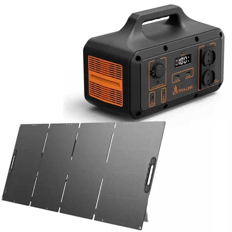 Taitettava aurinkopaneeli Extralink EPS-120W 120W monokristallinen piili