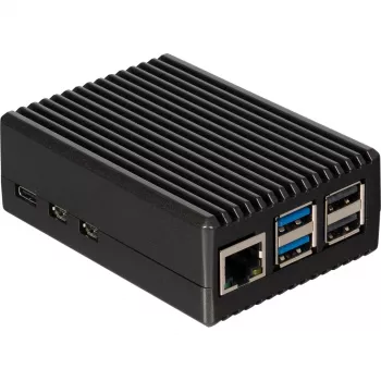 Joy-IT RB-AlucaseP5-08 SBC-kotelo sopii kehitysalustoille Raspberry Pi sisältyy (RB-AlucaseP5-08)