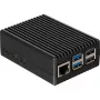 Joy-IT RB-AlucaseP5-08 SBC-kotelo sopii kehitysalustoille Raspberry Pi sisältyy (RB-AlucaseP5-08)