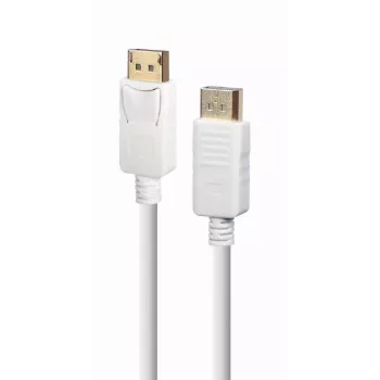 DisplayPort-kaapeli Gembird CC-DP2-6-W – DisplayPort - DisplayPort, 1,8 m, valkoinen