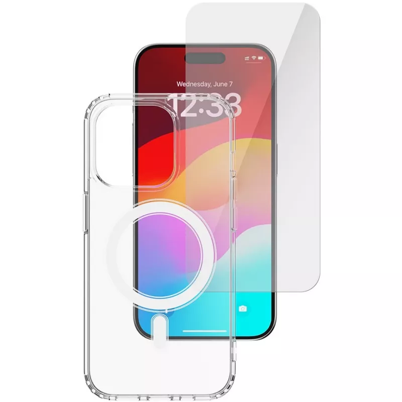 Kuorikotelo 4smarts 540606 iPhone 15 Plus läpinäkyvä 17 cm