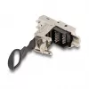 DeLOCK RJ45-liitin kenttäasennettava Cat.6A työkaluton hopea liitin