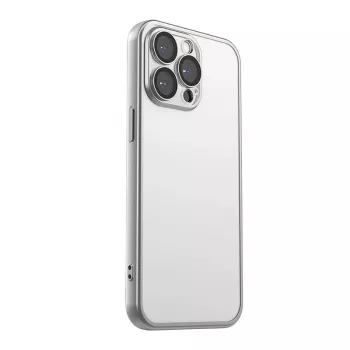 Suojakotelo Joyroom JR-15Q2 mattaharmaa iPhone 15 Pro -puhelimelle, ohut suojakotelo tarkoilla aukoilla