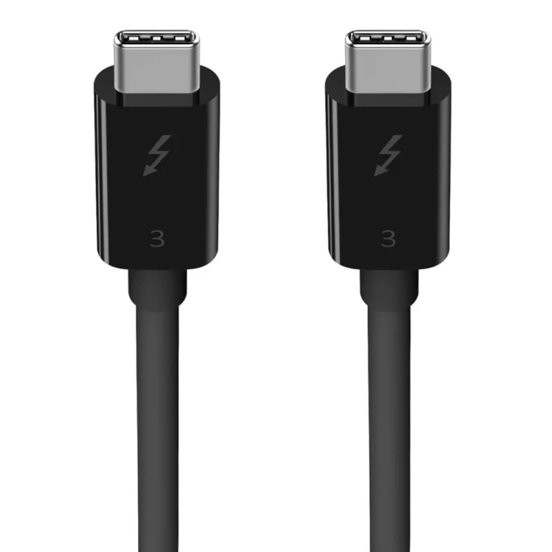 USB-C–USB-C-kaapeli Belkin F2CD084bt0.8MBK 0,8 m 40 Gbit/s musta