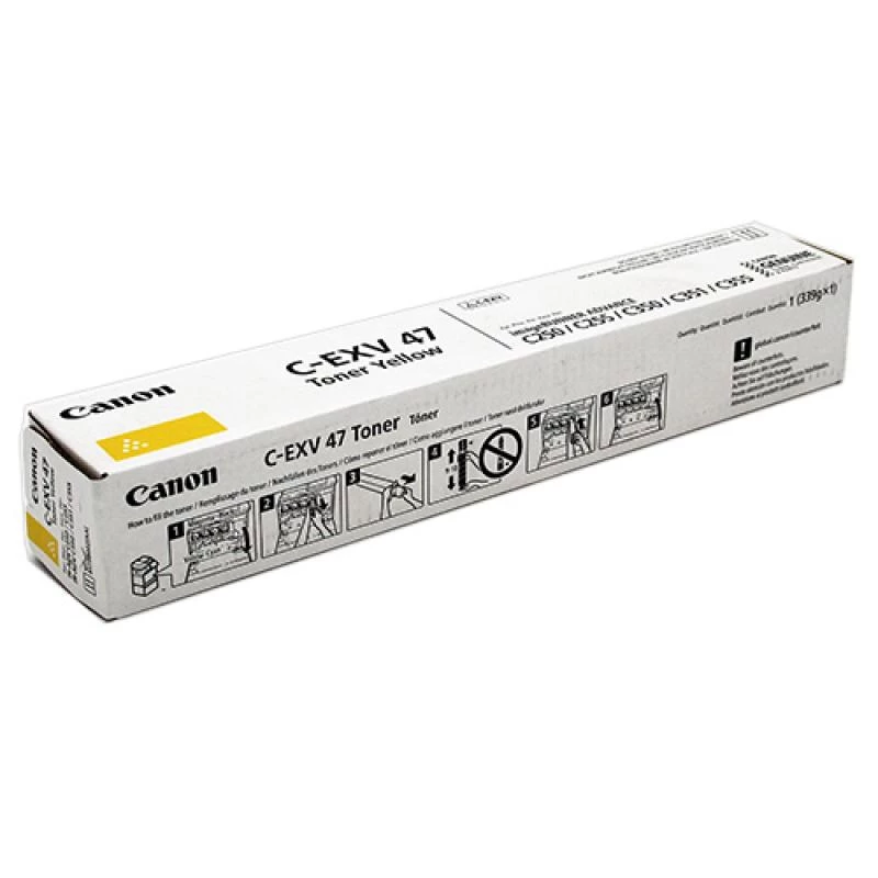 Värikasetti Canon EXV47Y C-EXV47 20 000 sivua keltainen