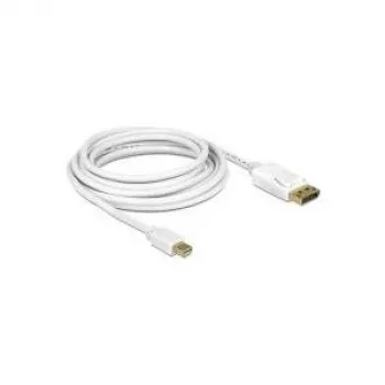 DisplayPort-kaapeli DeLOCK 83481 Mini DisplayPort 1 m valkoinen