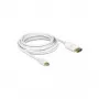 DisplayPort-kaapeli DeLOCK 83481 Mini DisplayPort 1 m valkoinen