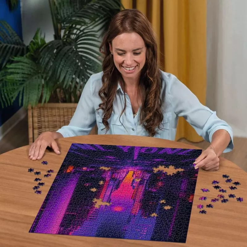 Palapeli Ravensburger New York in Neon, 1000 palaa, aikuisten palapeli