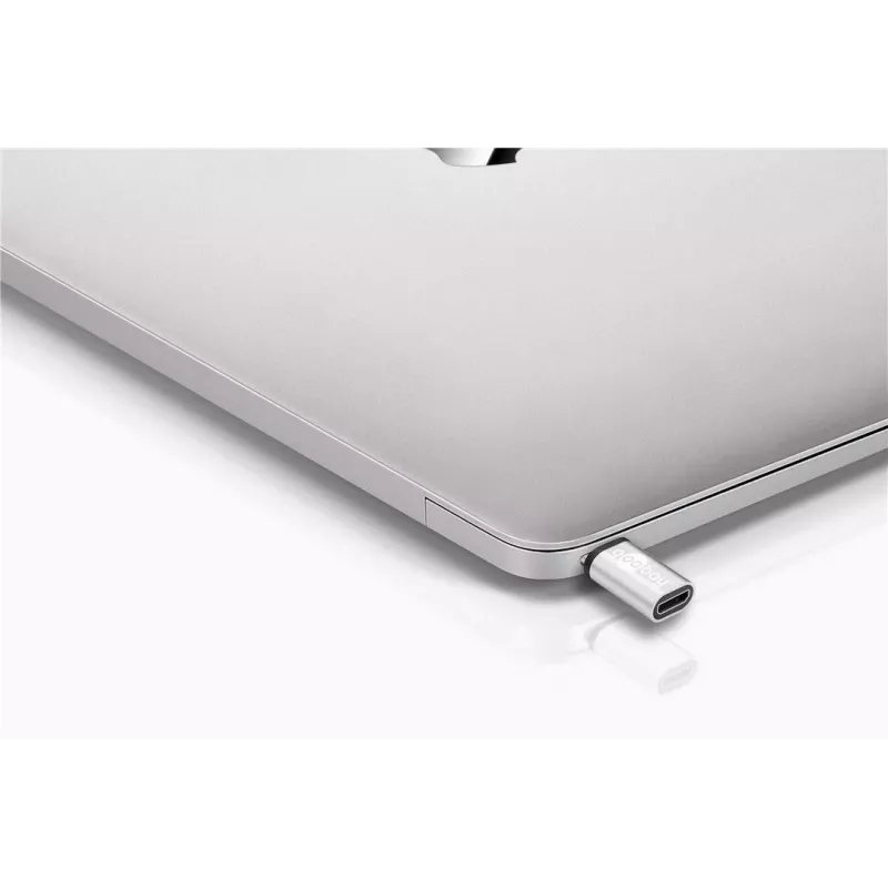 Wentronic Goobay USB-C™ -adapteri - USB 2.0 Micro-B -liitäntä, hopea - USB-C™-laitteen liittämiseen USB 2.0 Micro-B -kaapelilla (56636)