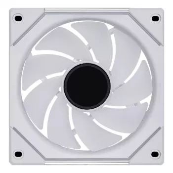 120mm Lian Li UNI FAN SL-INF Wireless ARGB PWM — valkoinen, modulaarinen magneettinen tuuletinjärjestelmä