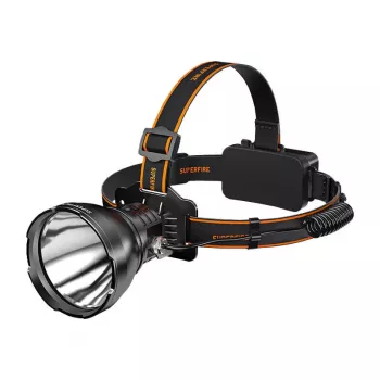 Otsalamppu Superfire HL60 — 2300 lm, 330 m kantama, ladattava otsalamppu