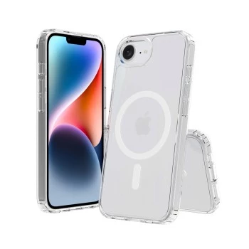 Screenor Bumper iPhone 16E MagSafe läpinäkyvä