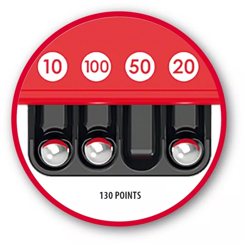 BRIO Ravensburgerilta lautapeli — flipperipeli, 5-osainen, 522×339×117 mm