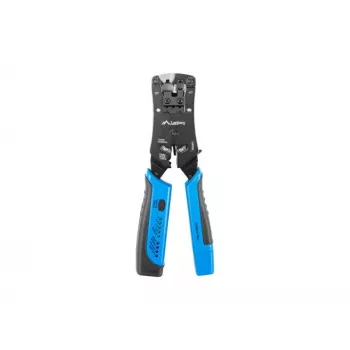 Lanberg NT-0203 kaapelipuristuspihdit puristustyökalu musta, sininen