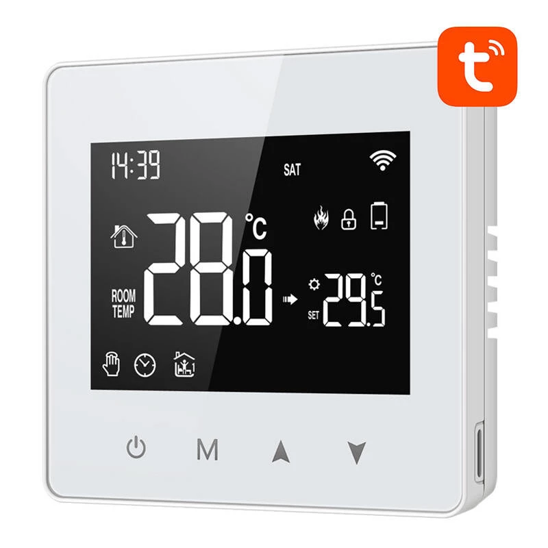 Älytermostaatti Avatto ZWT198 ZigBee TUYA – ZigBee-yhdistetty huonetermostaatti, malli ZWT198