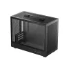 DeepCool CH160 PLUS R-CH160-BKNGM0-G kompakti (SFF) tietokonekotelo, Mini-ITX/Micro-ATX, karkaistu lasi, musta