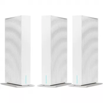 Acer Wave 7 – Wi-Fi-järjestelmä – (3 reititintä) – verkko 1GbE, 2.5GbE, Wi-Fi 7 – Wi-Fi 7 – monitaajuus (FF.G2UTA.003)