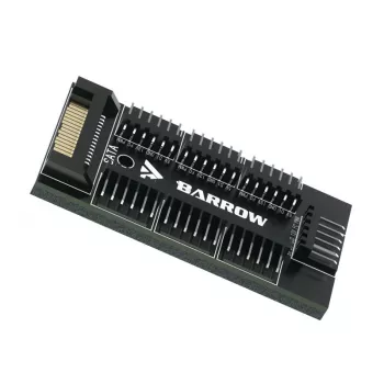 Jäähdytystuuletin Barrow Fan Barrow DK401-7 RGB-keskitin 120mm, RGB-keskitin sisältyy, 120 mm koko